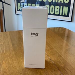 NEW Tag 12 10” ivory straight candles